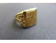 Vanad Ilus kuld briljantsõrmus 375 prooviga